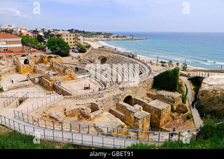 Amphitheater, Tarragona, Katalonien, Spanien Stockfoto