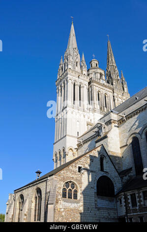 Kathedrale Saint-Maurice, Angers, Maine-et-Loire, Pays De La Loire, Frankreich Stockfoto