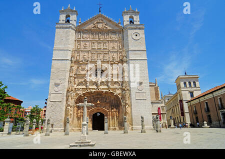 Kirche San Pablo, Plaza de San Pablo, Valladolid, Kastilien und Leon, Spanien / Iglesia Konventualen de San Pablo, Castilla y Leon Stockfoto