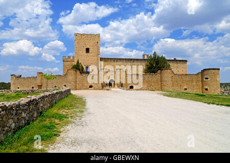 Castillo, Ignacio Zuloaga Museum, Pedraza De La Sierra, Provinz Segovia, Kastilien und Leon, Spanien / Museo Ignacio Zuloaga, Castilla y Leon Stockfoto