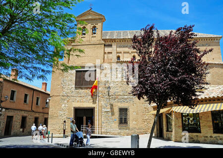 Synagoge El Transito, Sefardi Museum, Toledo, Kastilien-La Mancha, Spanien / Sinagoga del Transito, Castilla-La Mancha Stockfoto