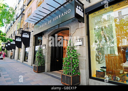 El Jardin de Serrano, Shopping-Mall, Madrid, Spanien Stockfoto