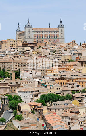 Alcazar, Castillo, Toledo, Kastilien-La Mancha, Spanien Stockfoto