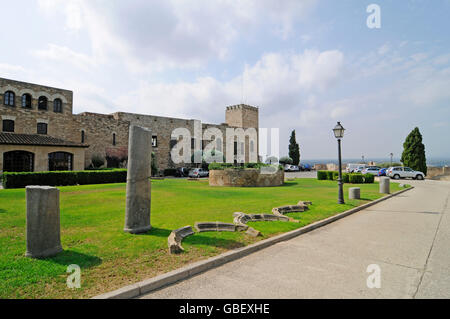 Castell De La Suda, Schloss, Parador, Hotel, Tortosa, Provinz Tarragona, Katalonien, Spanien Stockfoto