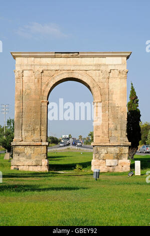 Arco de Bara, römischen Triumphbogen, Tarragona, Katalonien, Spanien Stockfoto