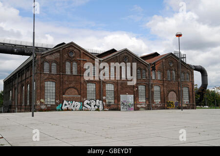 Maschinenhalle, ehemalige Verhüttung Pflanze, Stahlwerk, Industriegelände, Phoenix West, Hoerde, Dortmund, Nordrhein-Westfalen, Deutschland / Phönix, Hörde Stockfoto