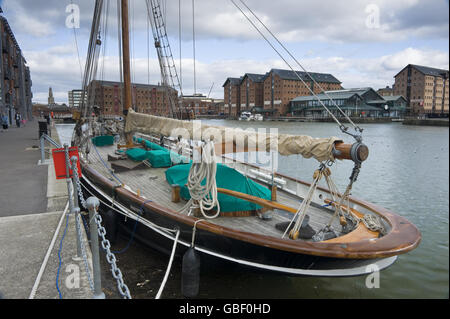 Gloucester City Docks Stockfoto