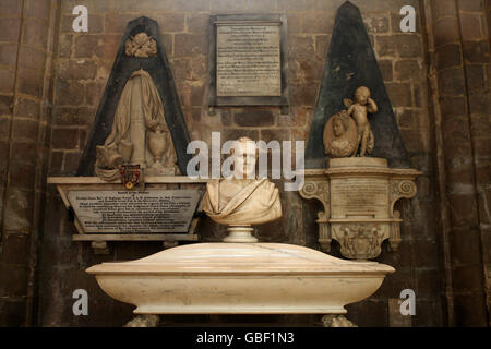 Gloucester Cathedral. Blick auf das Innere der Gloucester Cathedral Stockfoto