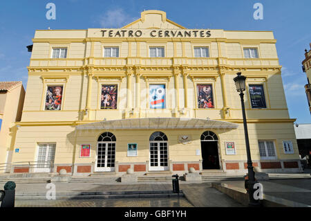 Teatro Miguel de Cervantes, Theater, Malaga, Costa Del Sol, Provinz Malaga, Andalusien, Spanien, Europa Stockfoto