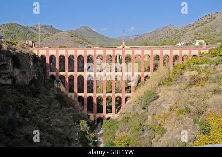 Acueducto del Aguila, römische Aquädukt, Nerja, Provinz Málaga, Costa Del Sol, Andalusien, Spanien, Europa Stockfoto