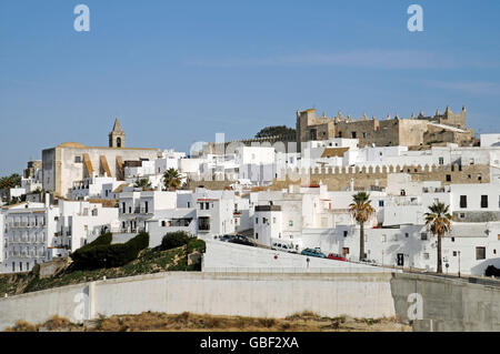 Vejer De La Frontera, Provinz Cadiz, Costa De La Luz, Andalusien, Spanien, Europa Stockfoto