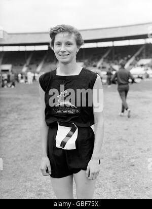 Leichtathletik - 42. jährlichen London Feuerwehr Athletic Association Meeting - Diane Leder - weiße Stadt Stockfoto