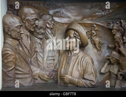 Statue der Königin-Mutter enthüllt Stockfoto