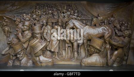 Statue der Königin-Mutter enthüllt Stockfoto