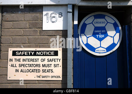 Fußball - Nationwide League Division One - Cardiff City / Burnley. Ninian Park, Heimat von Cardiff City Stockfoto