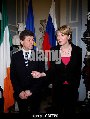 Stellvertretende russische Ministerpräsident besucht Irland Stockfoto