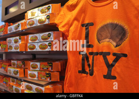 Reeses Erdnussbutterbecher Hershey's Chocolate World Times Square, NYC Stockfoto