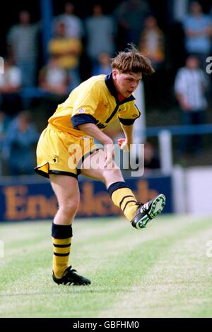 Fußball - Endsleigh League Division Three - Mansfield Town / Stoke City. Gary Castledine, Stadt Mansfield Stockfoto