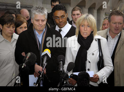 Rob Knox Gerichtsverfahren Stockfoto