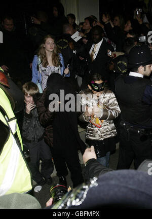 Michael Jackson Sichtung - London Stockfoto