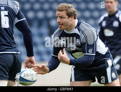 Murrayfield Rugby-Union - Schottland Captian Run- Stockfoto