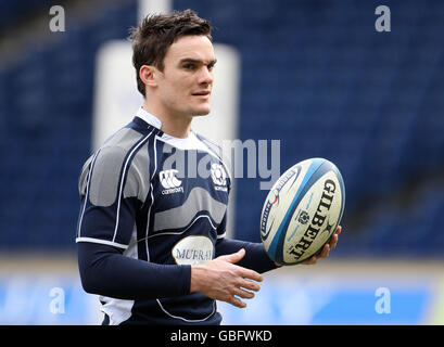 Murrayfield Rugby-Union - Schottland Captian Run- Stockfoto