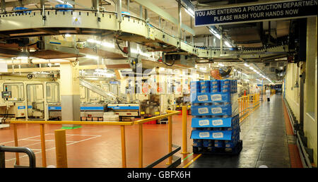 Cadbury Fabrik Stockfoto