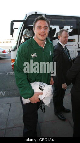 Rugby-Union - Irland Team Abflug - Flughafen Dublin Stockfoto