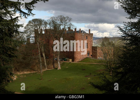 Powis Castle. Powis Castle in der Nähe von Welshpool, Powys. Stockfoto