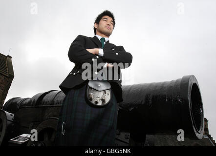 Japanischen Judo-Champion studieren in Großbritannien Stockfoto