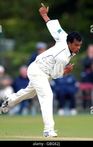 Cricket - Cheltenham & Gloucester Trophy - Dritte Runde - Chester / Hampshire. Lawrence Prittipaul, Hampshire Stockfoto