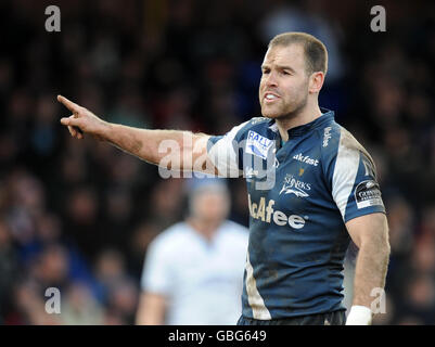 Rugby-Union - Guinness Premiership - Sale Sharks V Newcastle Falcons - Edgeley Park Stockfoto