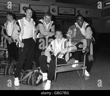 Rugby-Union - British and Irish Lions - Tour durch Australien - Heathrow Flughafen Stockfoto