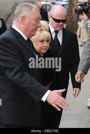 Wendy Richard Beerdigung - London Stockfoto