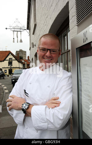 Fat Duck Restaurant Neueröffnung Stockfoto