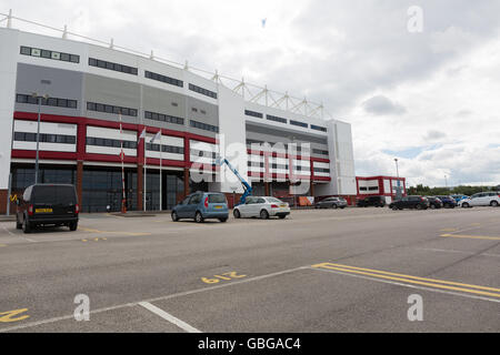 Das Britannia Stadium, Stoke City Stockfoto