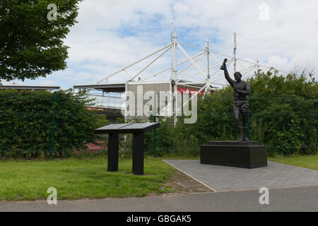 Gordon Banks-Statue im Britannia Stadium, Stoke City Stockfoto