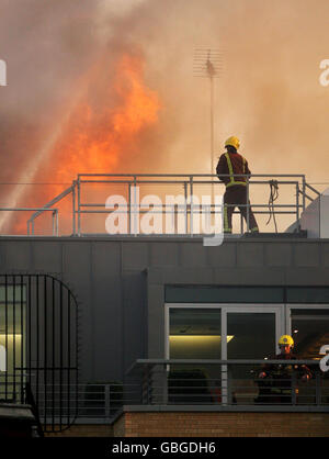 Chancery Lane Feuer Stockfoto