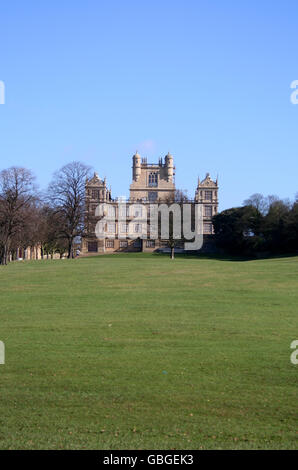 Wollaton Hall. Eine allgemeine Ansicht der Wollaton Hall in Nottingham. Stockfoto