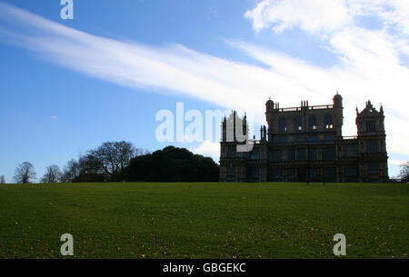 Eine allgemeine Ansicht von Wollaton Hall in Nottingham.. Eine allgemeine Ansicht von Wollaton Hall in Nottingham. Stockfoto