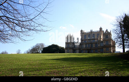 Eine allgemeine Ansicht von Wollaton Hall in Nottingham.. Eine allgemeine Ansicht von Wollaton Hall in Nottingham. Stockfoto