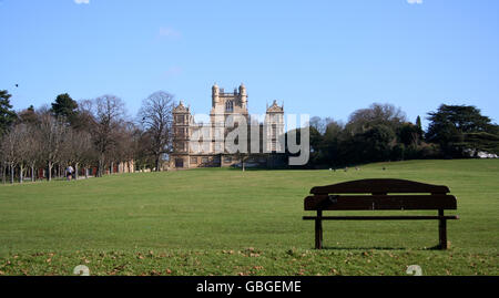 Wollaton Hall. Eine allgemeine Ansicht der Wollaton Hall in Nottingham. Stockfoto