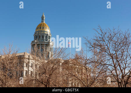 Die Colorado State Capitol building in Denver, CO Stockfoto