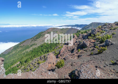 Blick über den Westen von El Hierro Stockfoto