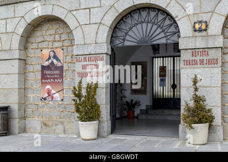 Kloster von Santa Teresa in Plaza De La Santa in Avila Stadt Kastilien und Leon Spanien Europa Stockfoto