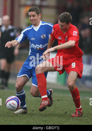 Fußball - Coca-Cola Football League Two - Accrington Stanley V Exeter City - Fraser Eagle Stadium Stockfoto