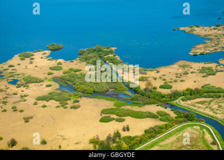 See-Dummer, Hunte im Mund, Lembruch, Niedersachsen, Deutschland / See Dümmer, Dümmersee Stockfoto