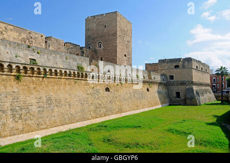 Castello Normanno Svevo, Burg, Museum, Bari, Apulien, Italien Stockfoto