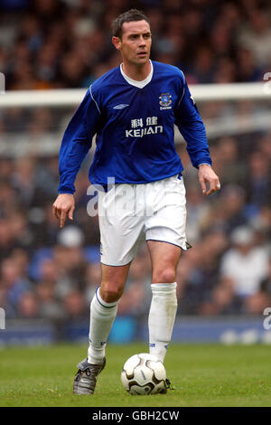 Fußball - FA Barclaycard Premiership - Everton gegen Bolton Wanderers. David Weir, Everton Stockfoto