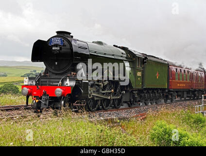 60103 Flying Scotsman in Richtung Norden. Stockfoto